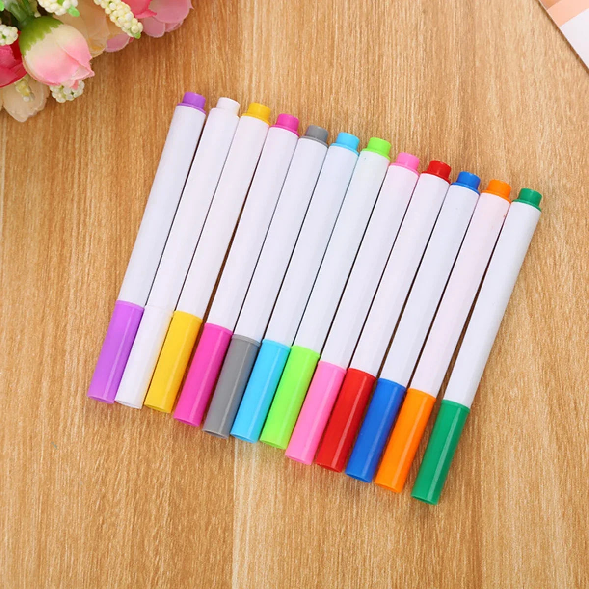 Liquid Chalk Erasable Pen 3-100Pcs White Marker for Glass Windows Blackboard Chalkboard Whiteboard Marker Drawing Chalk Pens Beauty World Shop