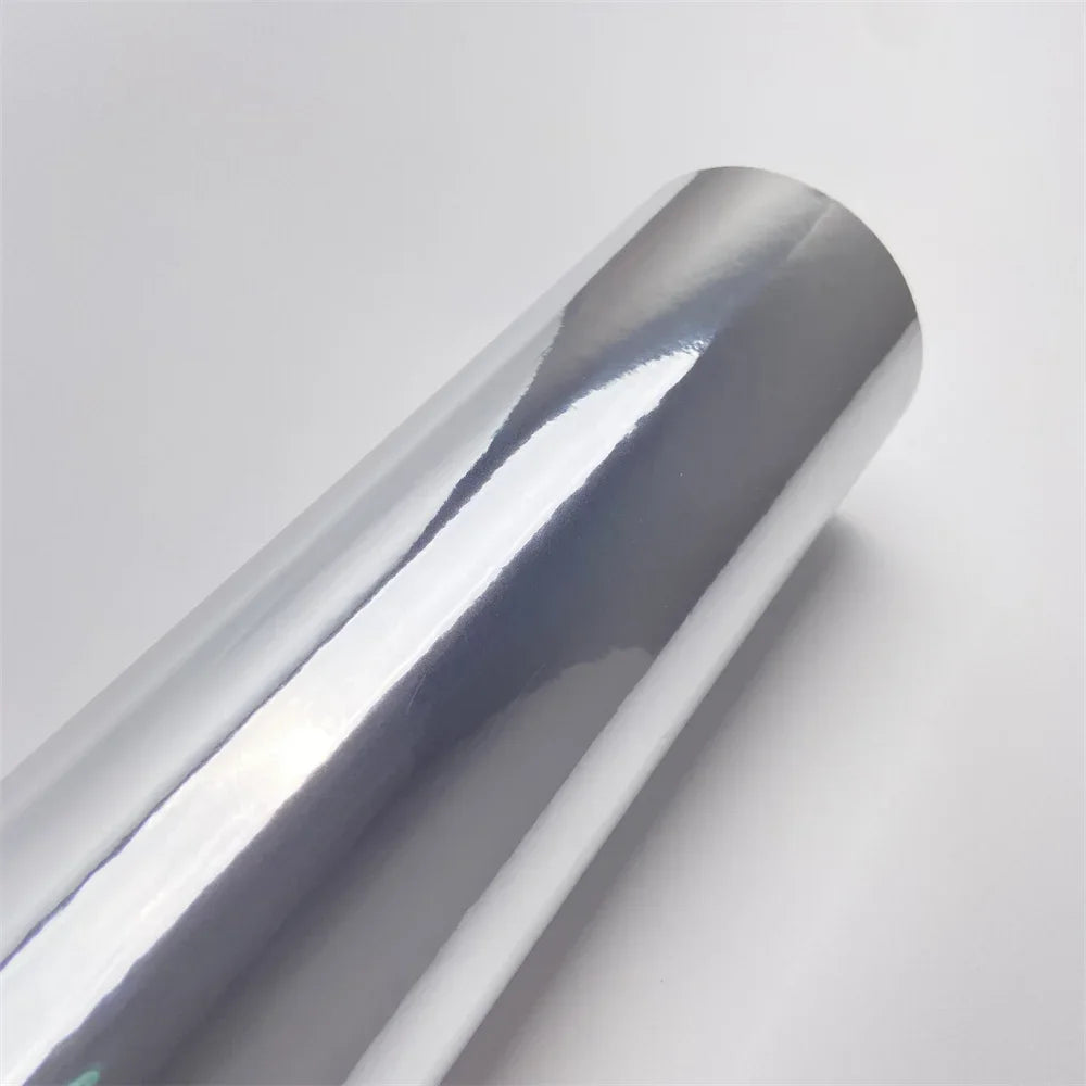 Car Stickers Glossy Silver Chrome Mirror Vinyl Films Air Release for Vehicle Motorcycle Bicycle Beauty World Shop