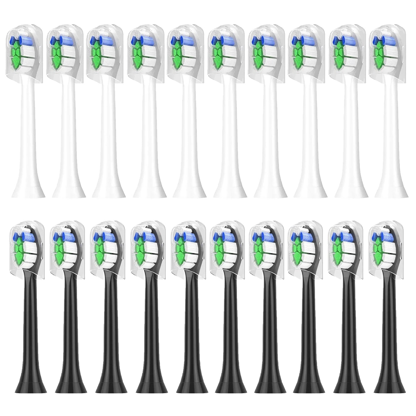 2-20 Pack Replacement Toothbrush Heads Compatible with Philips Sonicare Electric Toothbrush Heads 4100 6500 6100 7500 5300 1100 Beauty World Shop