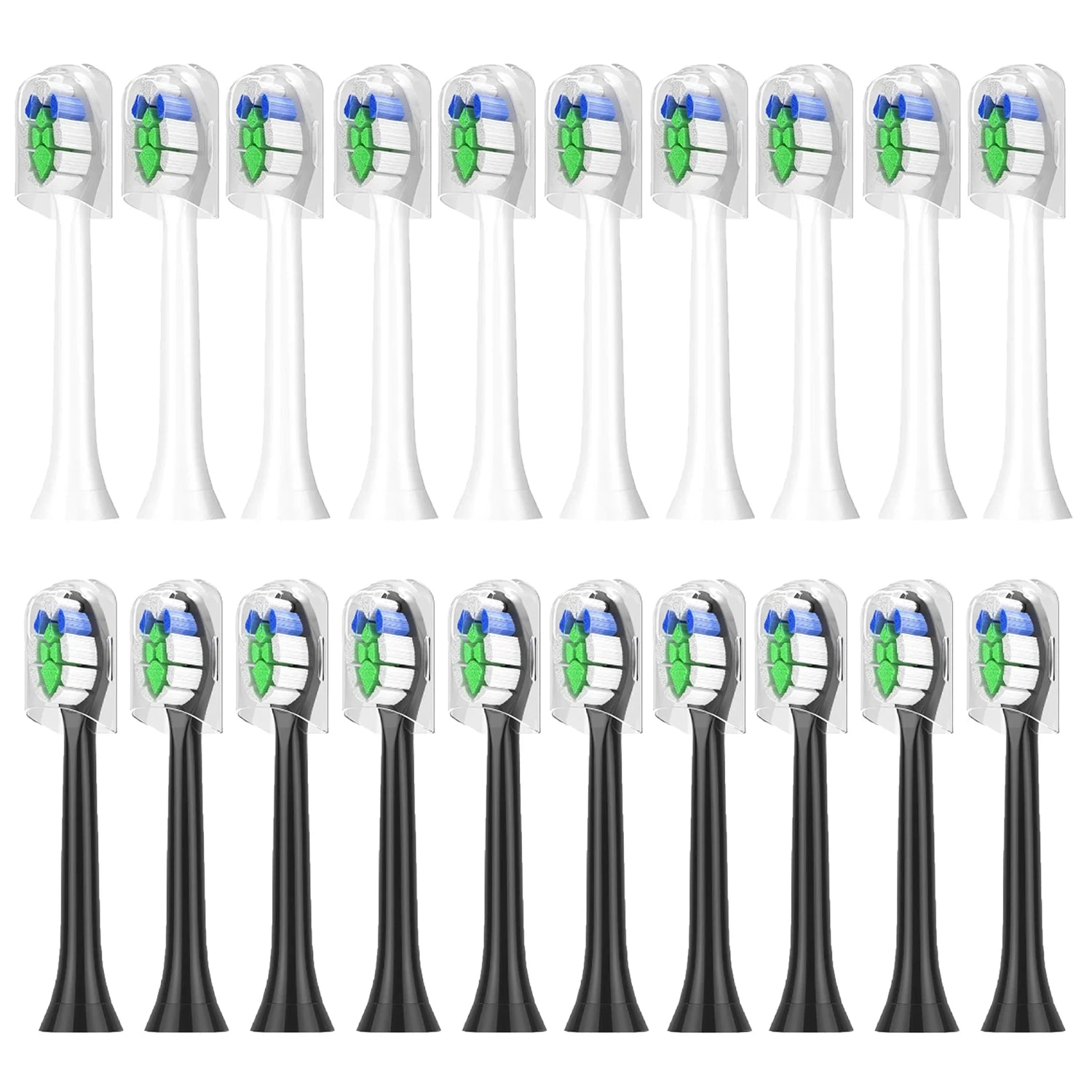 2-20 Pack Replacement Toothbrush Heads Compatible with Philips Sonicare Electric Toothbrush Heads 4100 6500 6100 7500 5300 1100 Beauty World Shop