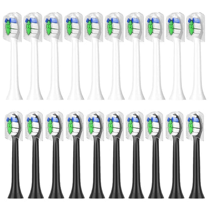 2-20 Pack Replacement Toothbrush Heads Compatible with Philips Sonicare Electric Toothbrush Heads 4100 6500 6100 7500 5300 1100 Beauty World Shop