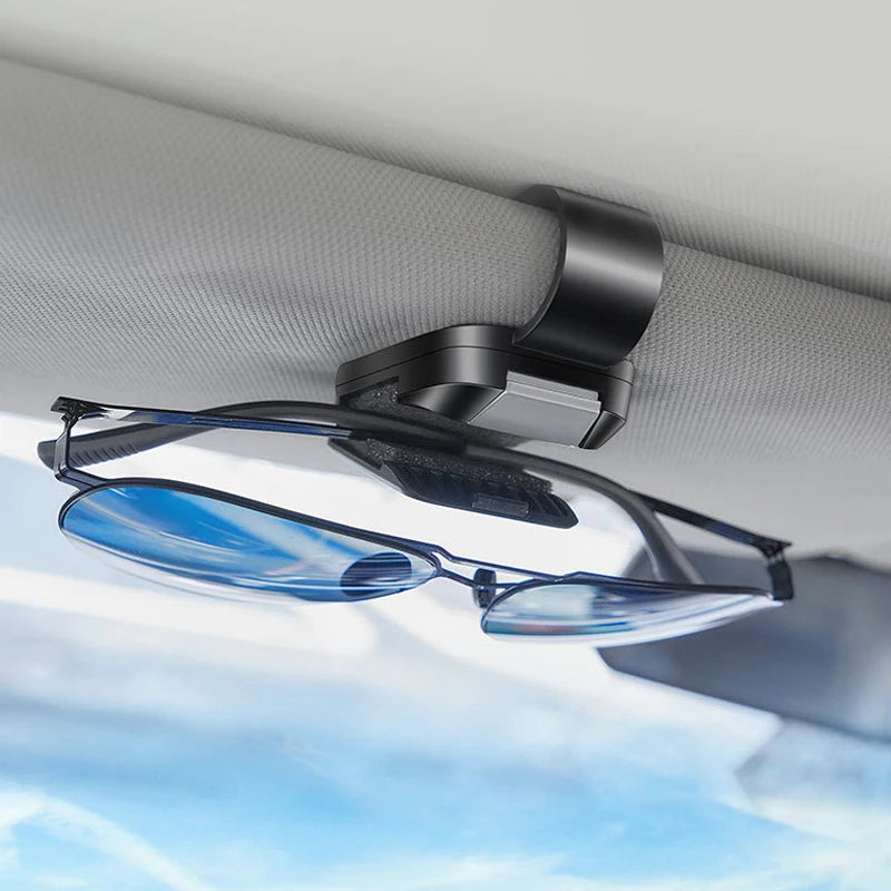 For Peugeot 208 3008 308 2008 207 107 508 Car Eyeglass Holder Glasses Storage Clip Sunglasses Holder with Sponge Protection Beauty World Shop