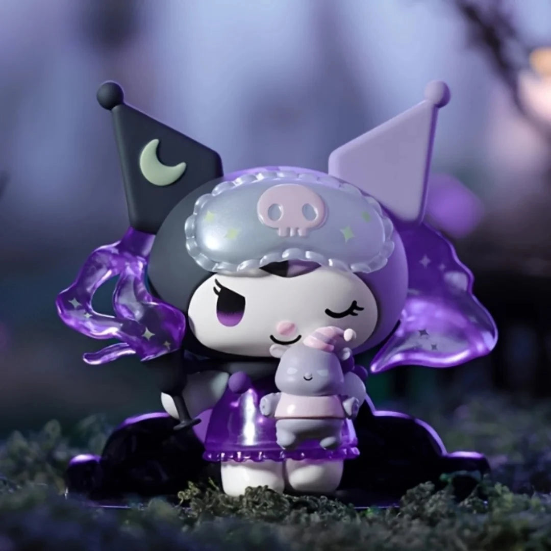 Sanrio Blind Box Cartoon Kuromi Doll Lucky Divination Anime Series Action Figure Model Doll Child Toy Desktop Decor Birthday Gif Beauty World Shop