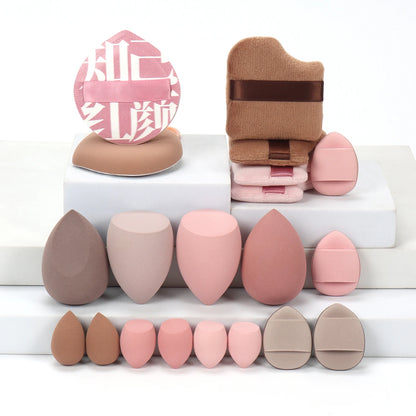 20 Pcs Pink Makeup Sponge and Makeup Puff Set Suitable for Face Cream and Powder Concealer Powder Makeup Machine Beauty World Shop