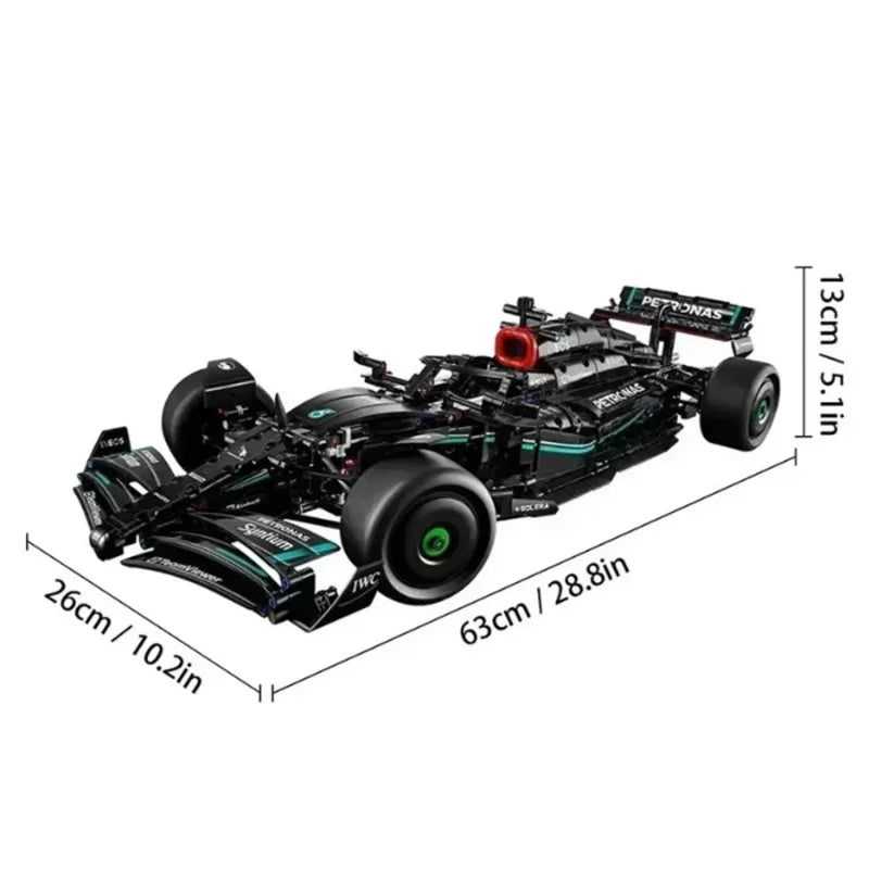 Technical F1 W14 E 42171 Race Car Performance 1642PCS  Building Blocks Sport Car Model Kits Vehicle Toy Gift Beauty World Shop