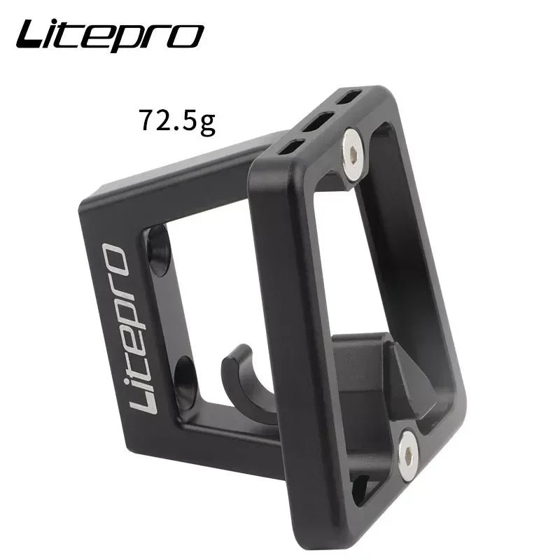 LP Folding Bike Front Bag Carrier Block Bracket 2 Holes Mounting Suitable For Brompton Folding Bike Front Carrier Mount Adapter Beauty World Shop