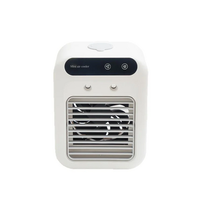 Portable mini desktop Air Conditioner Fan, Low Noise, Powerful Humidifier and Cooling Function, USB Charging, Transparent Design Beauty World Shop