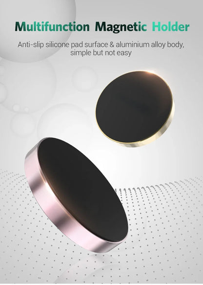 Magnetic Car Phone Holder Universal Car Phone Stand for iPhone Xiaomi Huawei Samsung Dashboard Wall Mounted Car Magnet Sticker Beauty World Shop