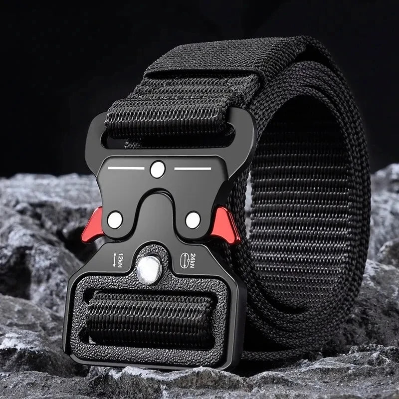 Men's Belt Outdoor Multi Function Belt High Quality Canvas For Nylon Male Luxury Belts Women's Sports Jeans Belt Neutral Belts Beauty Fashion