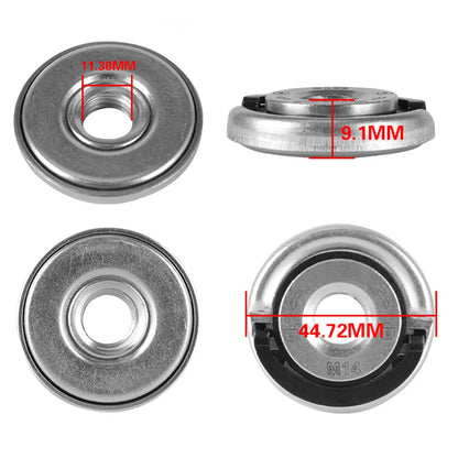 M14 Angle Grinder Quick Release Self-Locking Grinder Pressing Plate Flange Nut Power Chuck Beauty World Shop