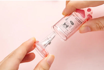 Kawaii Cat Paw Shaped Pencil Sharpener Stationery Kids Gift  Cute School Supplies  Korean Stationery Beauty World Shop