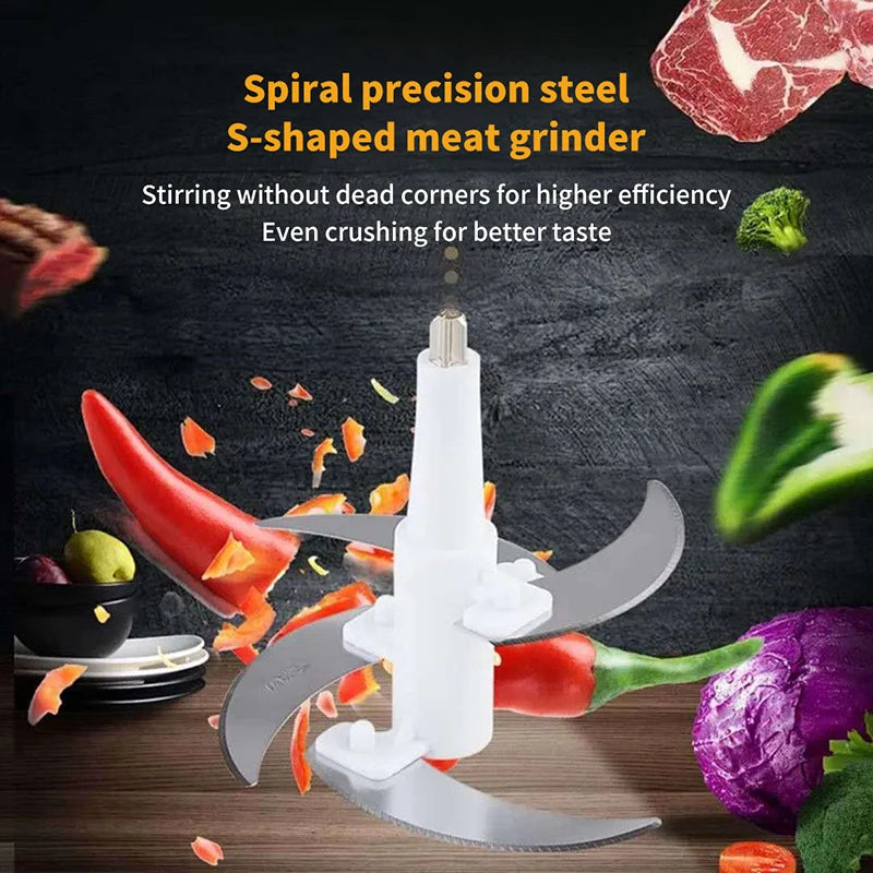 Electric Meat Grinder Blade Food Crusher Processor Replacement Spare Parts For 2L/3L/4L Meat Grinder Accessories Kitchen Tools Beauty World Shop