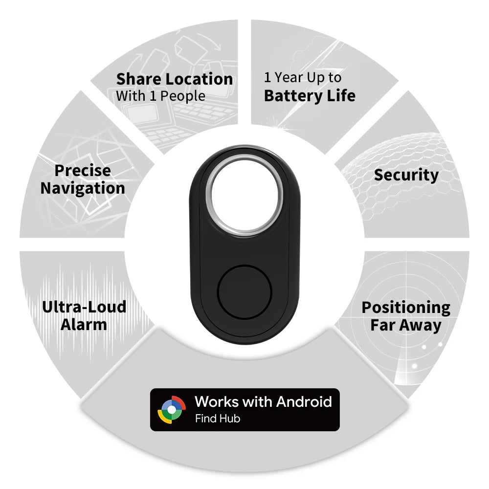 Long Distance Tracker for Samsung Device via Android Google Find Hub App Locator Finder Far Away Positioning Anti-lost Smart Tag Beauty World Shop