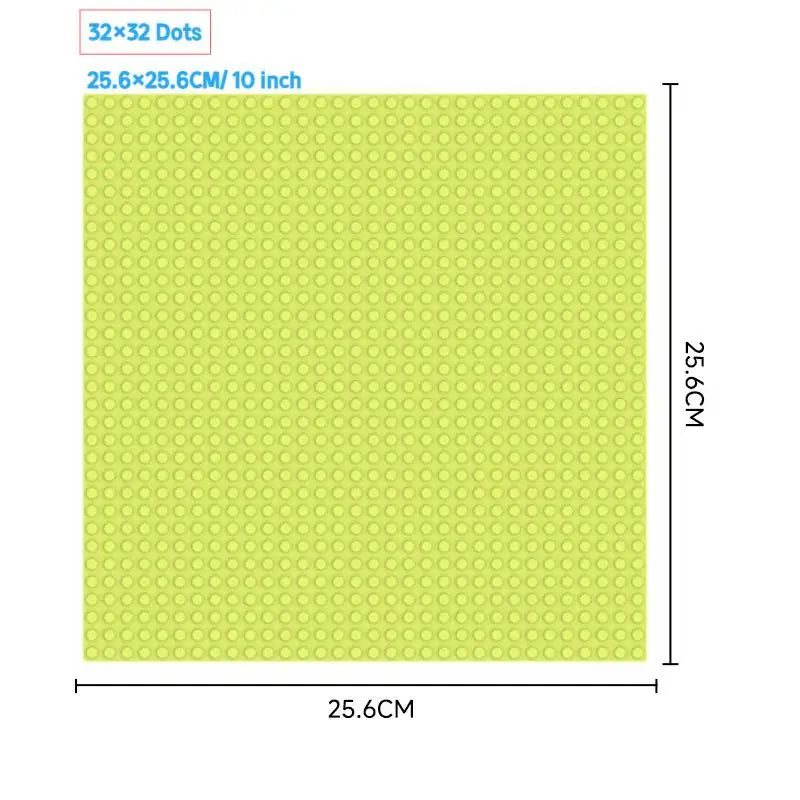 32x32 Styles Base Plate MOC Classic Building Blocks DIY Small Size Bricks Baseplate Parts for City Figures Children Toys Beauty Fashion