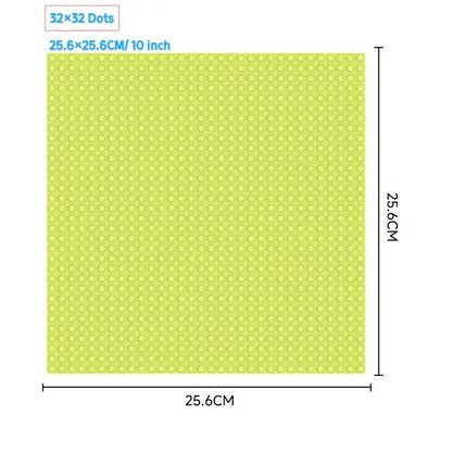 32x32 Styles Base Plate MOC Classic Building Blocks DIY Small Size Bricks Baseplate Parts for City Figures Children Toys Beauty Fashion