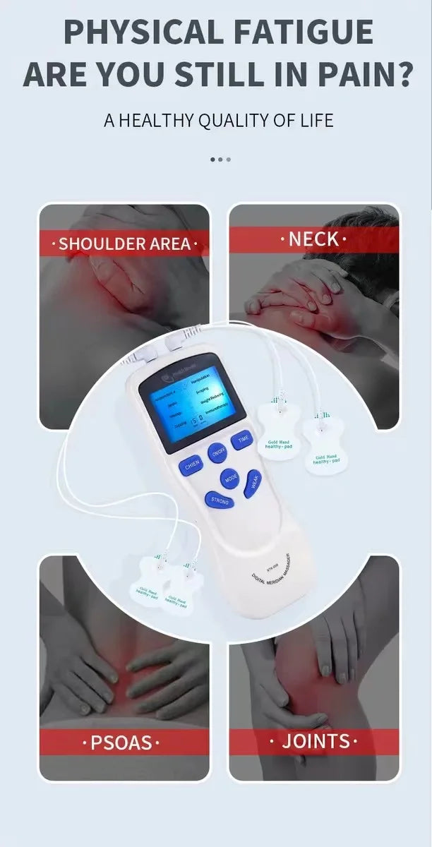 Massager Tens Muscle Stimulator Electric Acupuncture Body Massage Digital Slimming Machine Accessories Stimulator Beauty World Shop