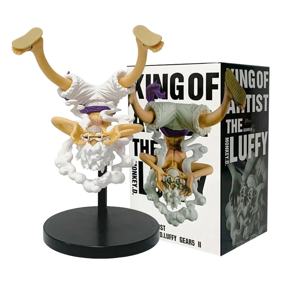 Anime ONE PIECE Figure Toy 18cm Nika Monkey D Luffy Action Figures Dolls Pvc Model Collectible Statue Toy Christmas Gift Beauty World Shop