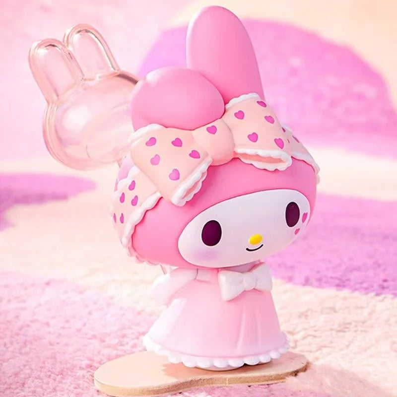 Sanrio Figure Blind Box Cute Kuromi My Melody Figures Toy Pajamas Series Collection Home Decorate For Children Christmas Gift Beauty World Shop