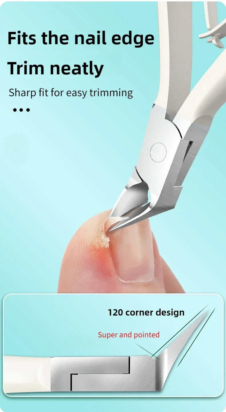 ‌Cuticle Scissors Stainless Steel Sharp Blade Durable Rust Free Nail Care Tool‌ Beauty Fashion