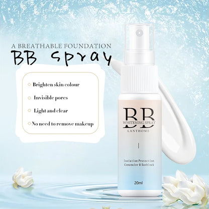 BB Whitening Spray Skin Brightening Moisturizing BB Cream Face Foundation Nourishing Skin Care Beauty Cosmetics Beauty World Shop