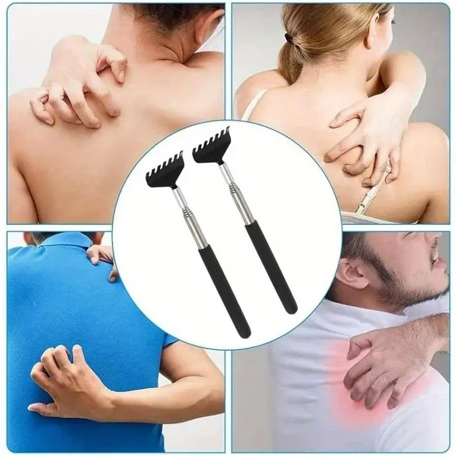 Portable Extendable Back Scratcher Stainless Steel Telescoping Back Scratcher Tool Telescopic Back Scratching Tool Massage Gift Beauty World Shop