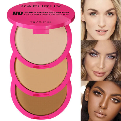 4 Color Oil Control Matte Face Powder Long Lasting Flawless Setting 1PC Powder Face Makeup Full Coverage Pressed Powder Gifts Beauty Trend Shop