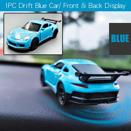 Drifting Car Model dashboard Swing Moving cool sports racing ornaments dash interior accessories decor items fun decorations men Beauty World Shop