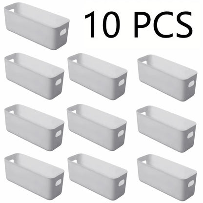 10pcs multifunctional storage box durable large-capacity desktop storage box underwear storage suitable for sundries storage Beauty World Shop
