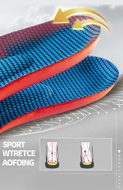 Orthotic Insole Arch Support Flatfoot Running Insoles for Shoes Sole Orthopedic Insoles For Feet Ease Pressure Beauty World Shop