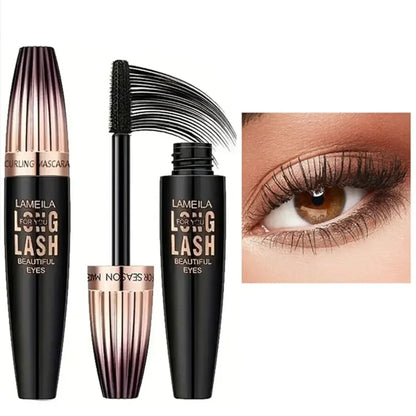 Waterproof 4D Mascara Thick Long Smudge-proof Plump Encrypted Long-lasting Curling Large Eye Makeup Makeup Tools Beauty Trend Shop