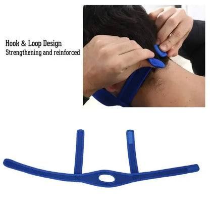 New Neoprene Anti Snore Stop Snoring Chin Strap Belt Anti Apnea Jaw Solution Sleep Support Apnea Belt Adjustable Sleep Care Tool Beauty World Shop