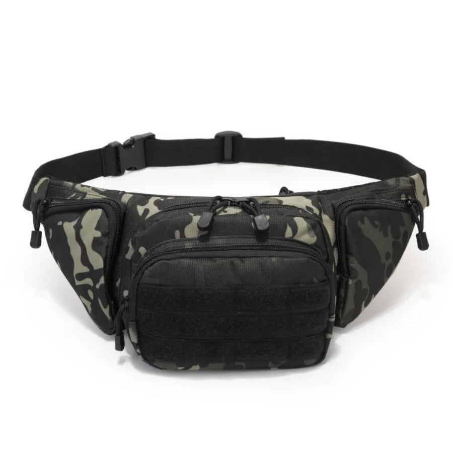 Men Waist Bag Belt Bumbag Waterproof Nylon Molle EDC Fanny Phone Pouch for Hunting Climbing Camping Beauty World Shop