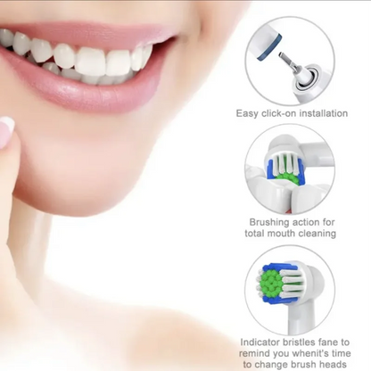 Compatible with Oral B electric toothbrush head p2/4000/3757/d12/3766 Braun replacement head universal Beauty World Shop