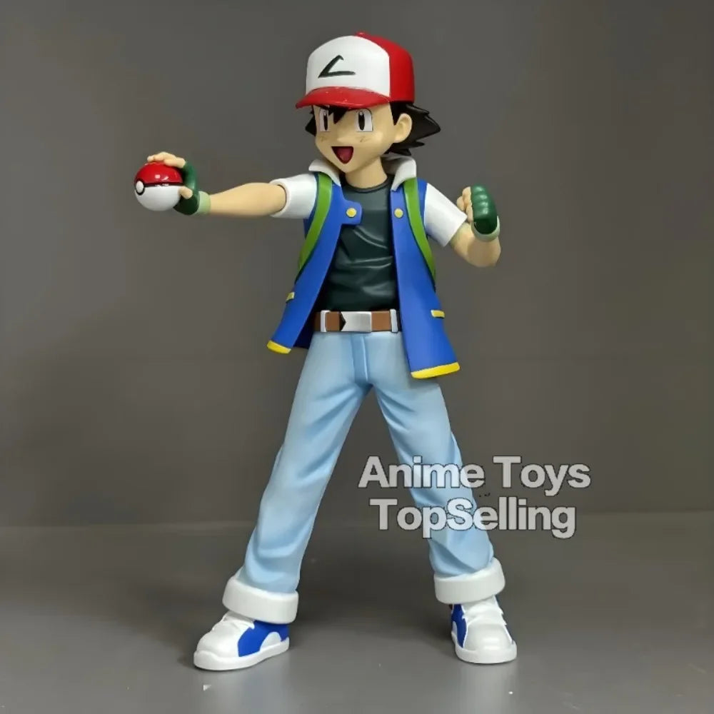 13cm/5.1in Anime Pokemen Figure Ash Ketchum Action Figures Pvc Collection Model Toys for Children Gifts Beauty World Shop