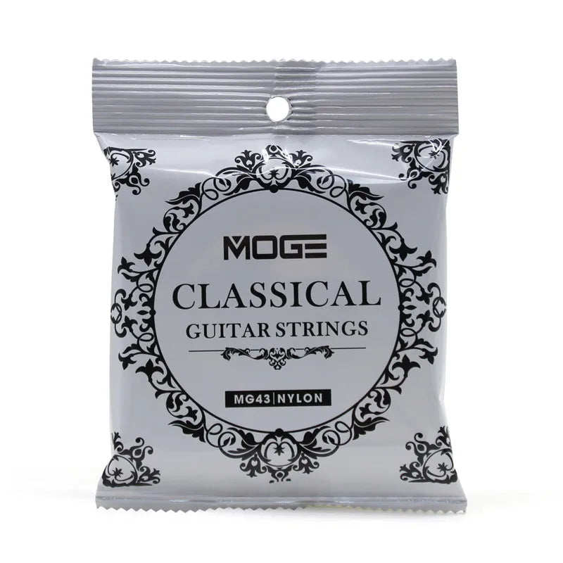 MOGE MG43 028-043 Classical Guitar Strings Nylon Silver Jacketed Wire Coating Musical Instrument Accessories Beauty World Shop