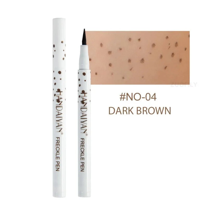 1PC Face Fake Freckles Pen Natural Waterproof Lifelike Fake Freckles Pen for Long Lasting Look Dot Spot Pen Makep Tool Cosmetic Beauty World Shop