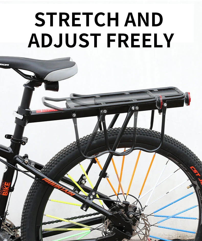 Mountain Bike Carrier With Reflective Plate Riding Equipment Quick Disassembly Aluminum Alloy Bicycle Rear Shelf Bicycle Parts Beauty World Shop