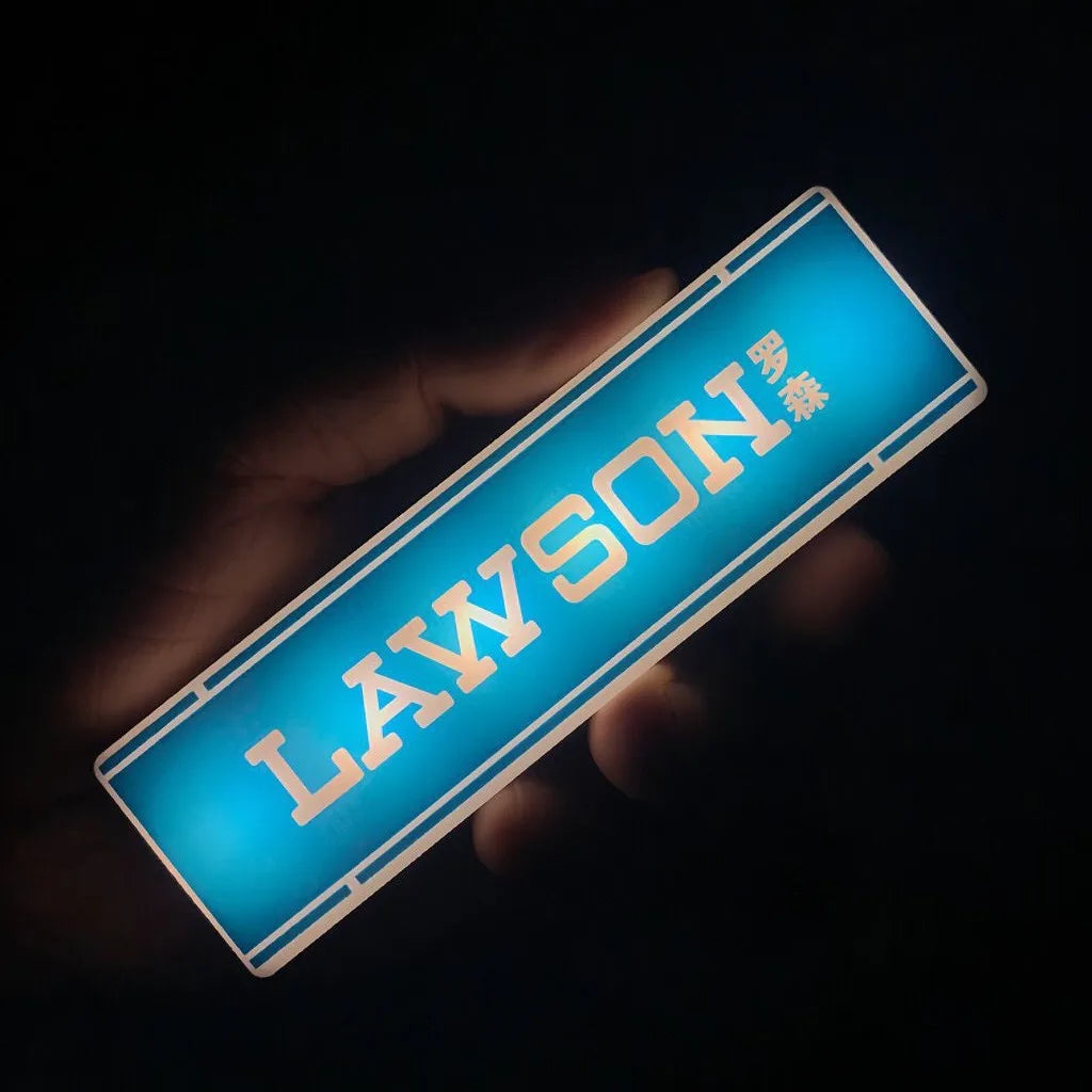 3d Magnetic Fridge Stickers Convenience Store Magnets Light Signs Ornaments Sam'S Supermarket Luminous Light Box Decorative Beauty World Shop