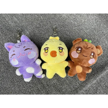 10CM Pop-up Store Doll Keychain ANITEEZ Cartoon Cute Plush Pendant Keyring Bag Accessories Kpop Yunho Yeosang Fans Gifts Beauty World Shop