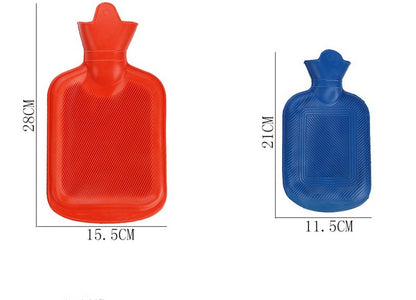 500/1000/1750/2000ML Thick Hot Water Bottles Winter Warm for Girls Women Pain Relief Bed Hand Feet Hot Water Bag Color Random Beauty World Shop