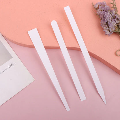 100pcs/lot Round Head Testing Aromatherapy Fragrance Perfume Essential Oils Test Tester Paper Strips Flower Shape Beauty World Shop