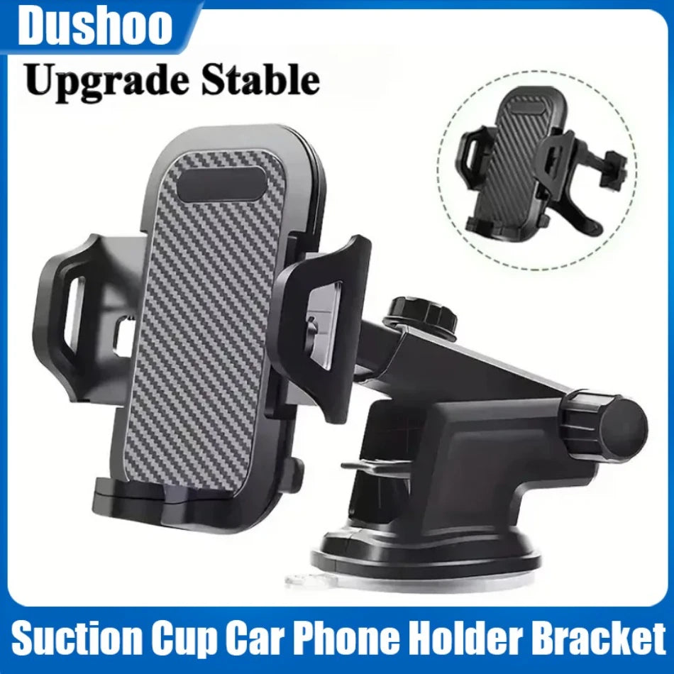 360° Windshield Car Phone Holder Car Dashboard Mobile Cell Support Bracket Universal Sucker for iPhone 16 15 14 Samsung Xiaomi Beauty World Shop