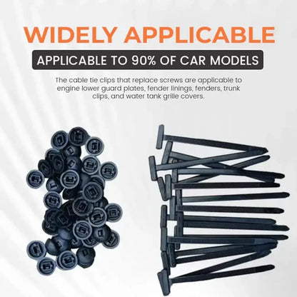 Cable tie buckle fixed through the core nail cable tie buckle mudguard fender inner lining trunk buckle Beauty World Shop