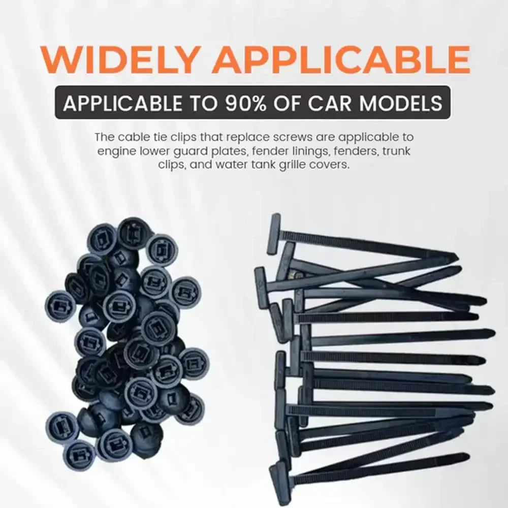 Cable tie buckle fixed through the core nail cable tie buckle mudguard fender inner lining trunk buckle Beauty World Shop