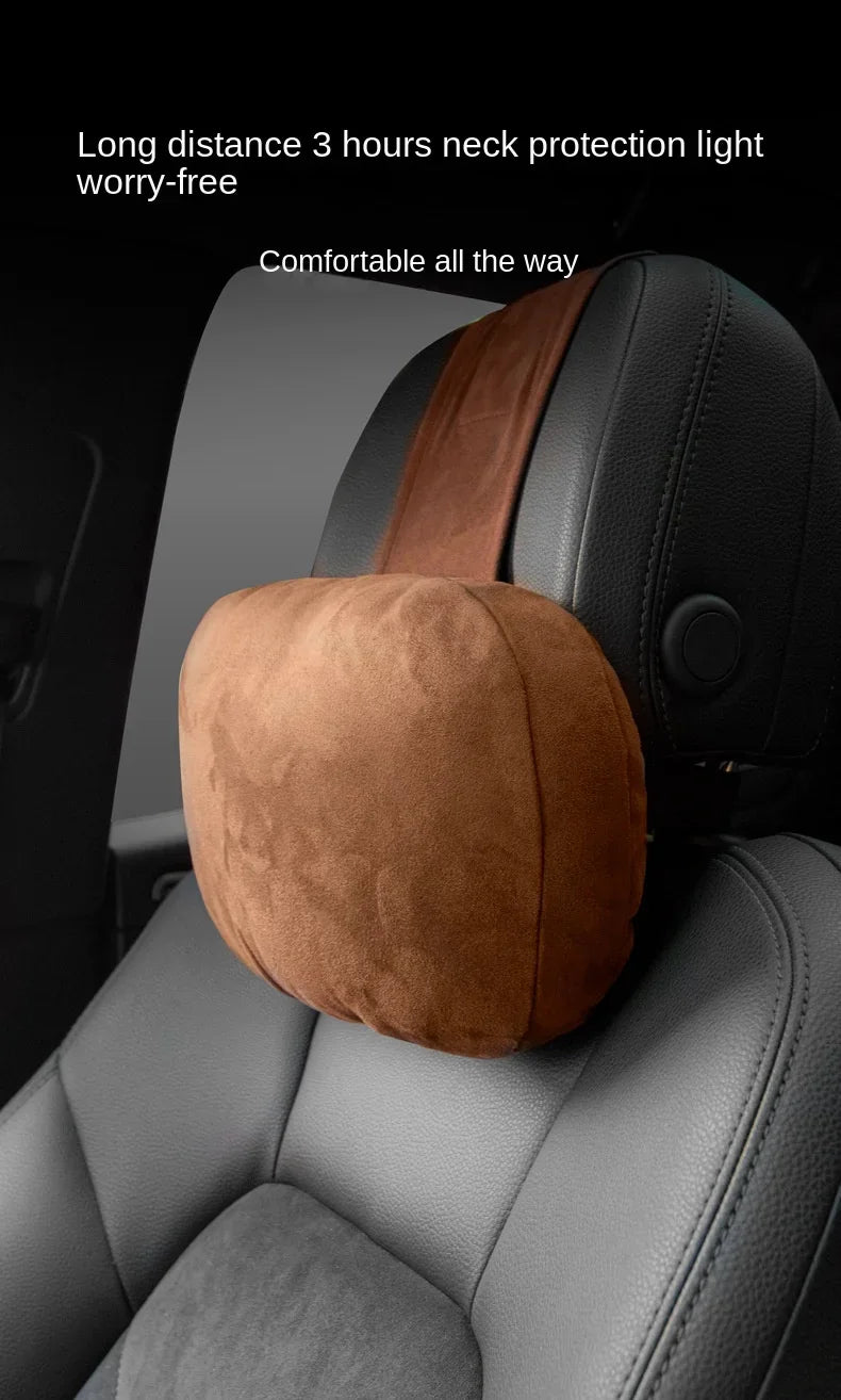 Car Headrest Neck Support Seat / Maybach Design S Class Soft Universal Adjustable Car Pillow Neck Rest Cushion High Quality Beauty World Shop