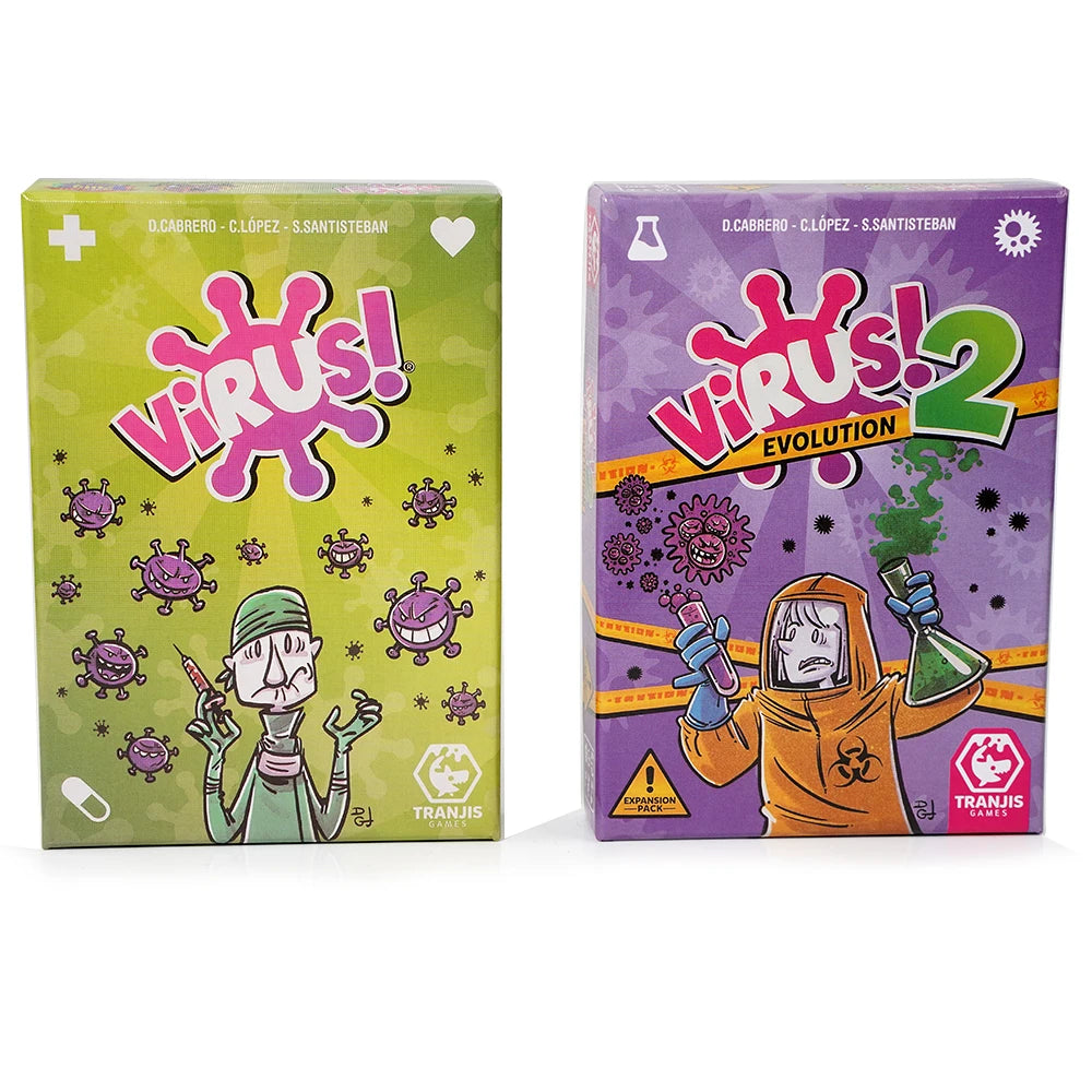 Virus! - Juego de cartas - El Juego mas contagioso. Edicion Española. +8 años VIRUS! 2 Evolution (Expansión) - Juego de cartas ( Beauty World Shop