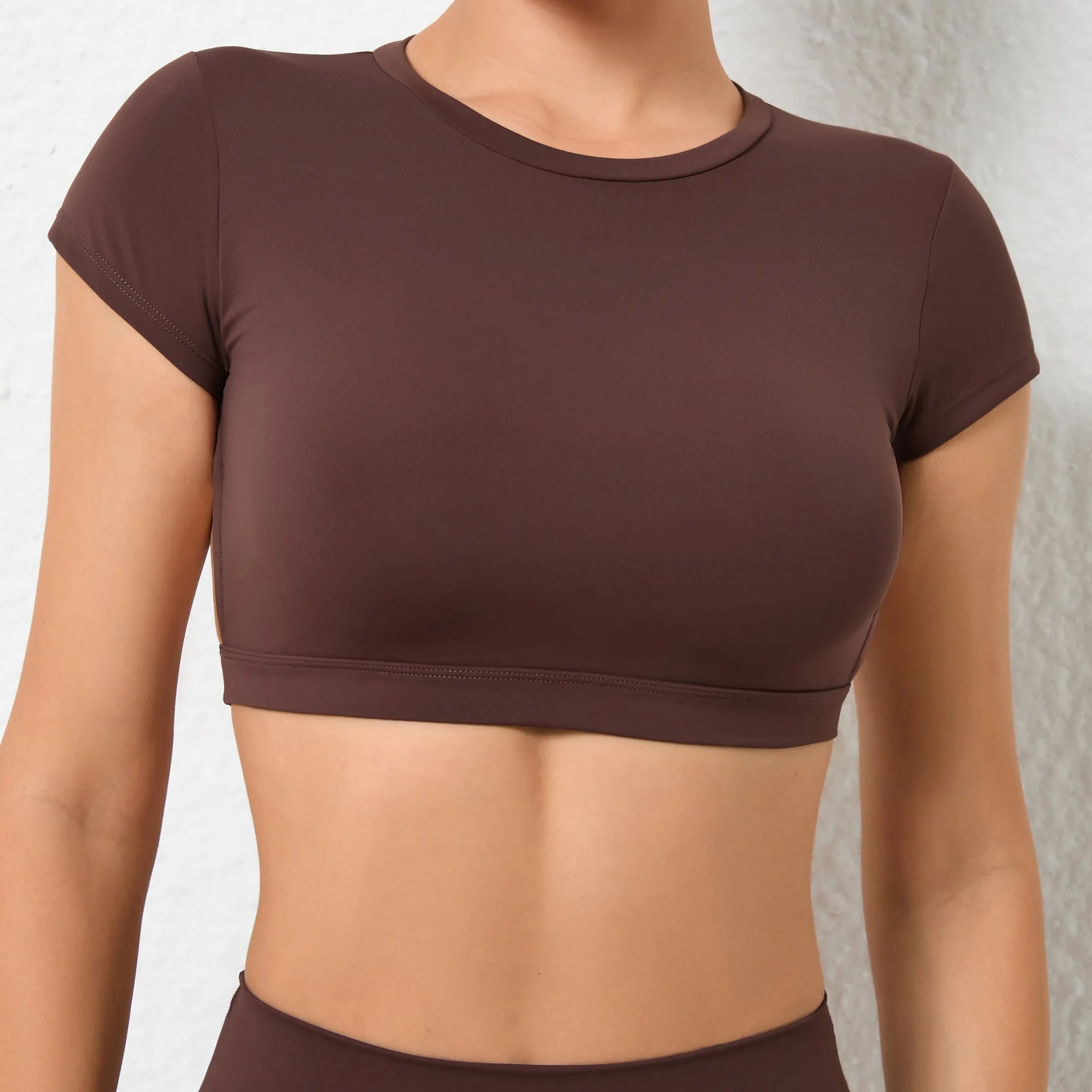 Hearuisavy Sports Shirts Breathable Workout Tops Fitness Sportswear Female Backless Yoga Clothing Sport Crop Tops Women Gym Top Beauty World Shop