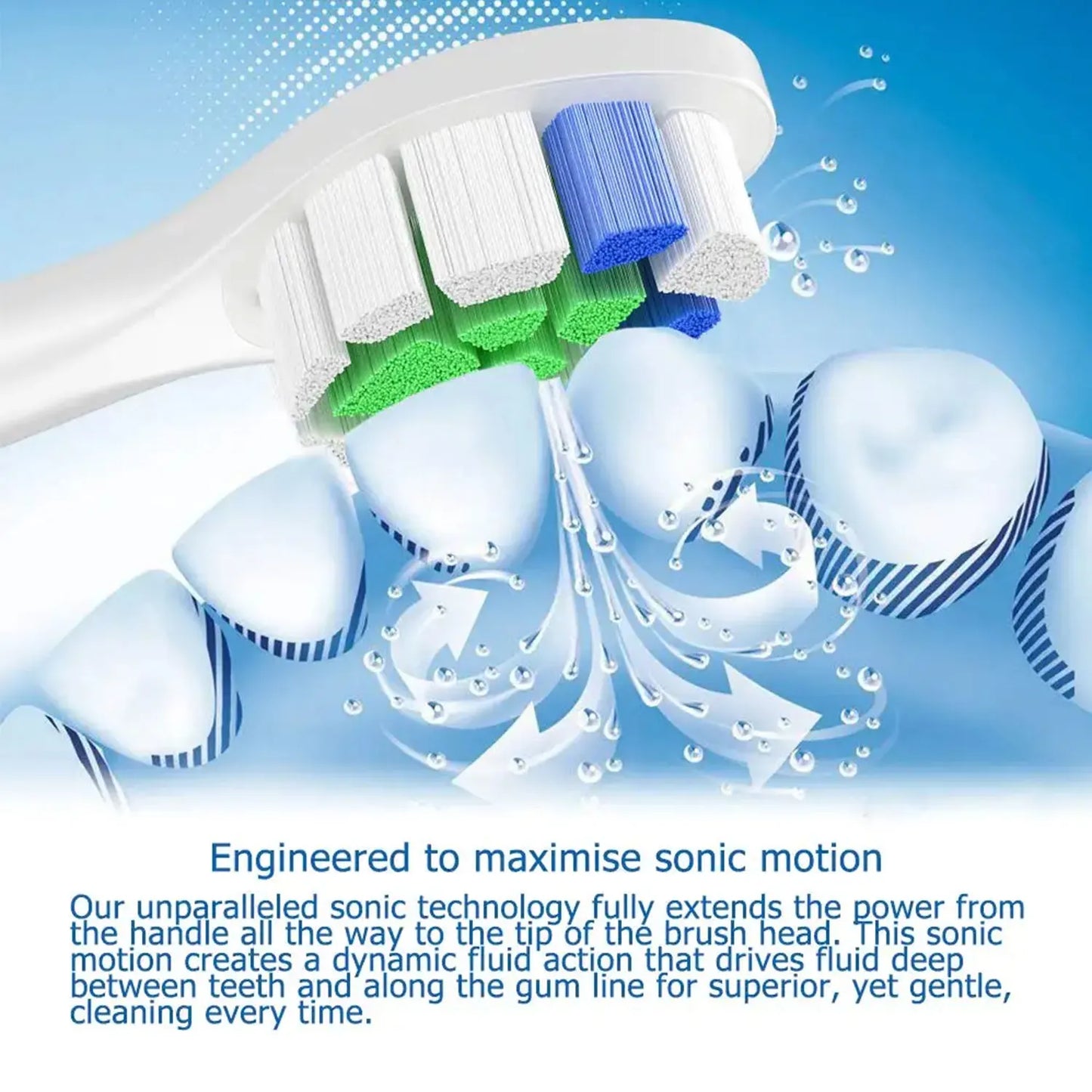 4/8/12/16 Pcs Replacement Toothbrush Heads Compatible with Philips Sonicare Electric Toothbrush Refills for 1100 2100 4100 5100 Beauty World Shop