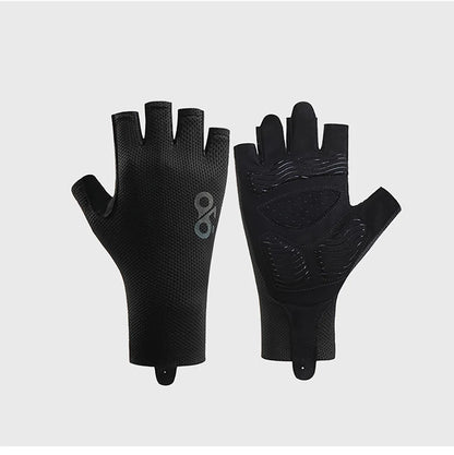 GETINFIT Riding Gloves Mesh Breathable Anti-slip Shock-absorbing Half-finger Gloves Outdoor Sports Fitness Mountaineering Riding Beauty World Shop