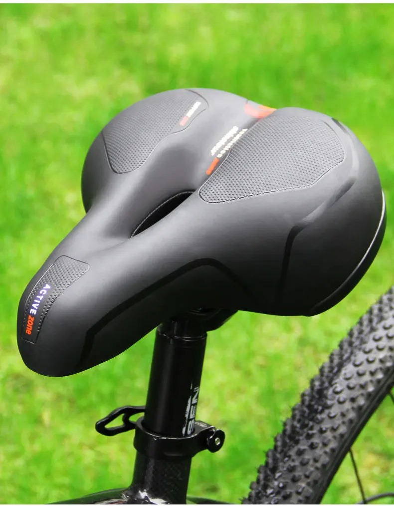 ESLNF Hollow Breathable Bicycle Saddle MTB Road Bike Saddle Shock Absorbing Comfortable Big Butt Bike Seat Bicycle  Accessories Beauty World Shop